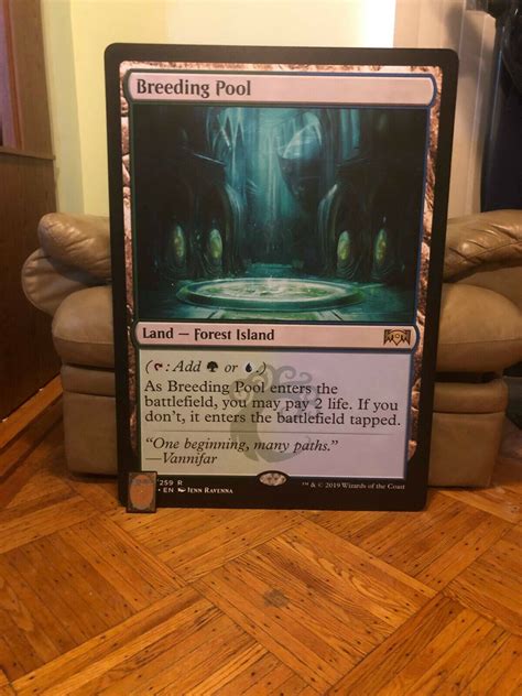 oversized mtg card.